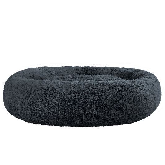 i.Pet Pet Bed Dog Cat 110cm Calming Extra Large Soft Plush Dark Grey