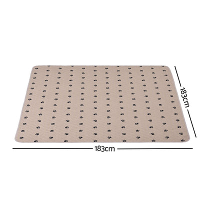 i.Pet Pet Training Pads Washable Dog Pee Pads Puppy Toilet Mat 183x183cm
