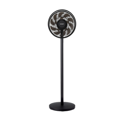Devanti Pedestal Fan with Remote, 7 Speeds 3 Heights DC Motor, Black