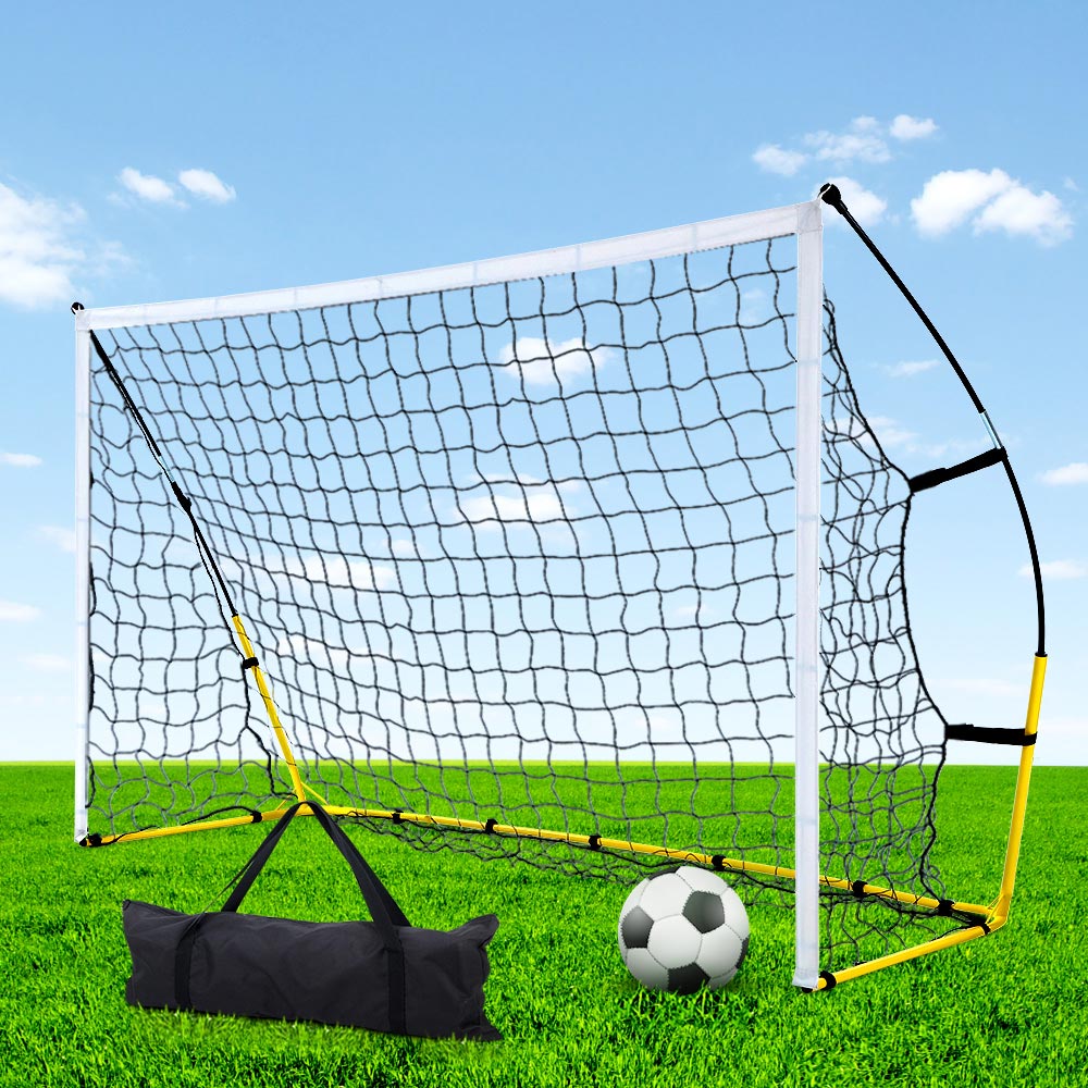 Everfit 2.4m Football Soccer Net Portable Goal Net Rebounder Sports Training