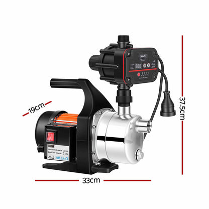 Giantz Garden Water Pump Auto Controller Tank Farm Irrigation House 800W Max.