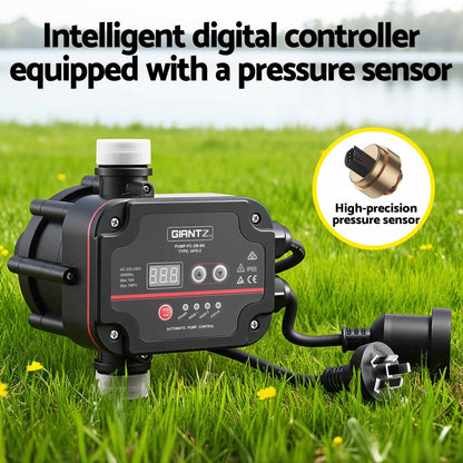 Giantz Peripheral Water Pump Auto Controller Cast Iron Garden Irrigation 1HP