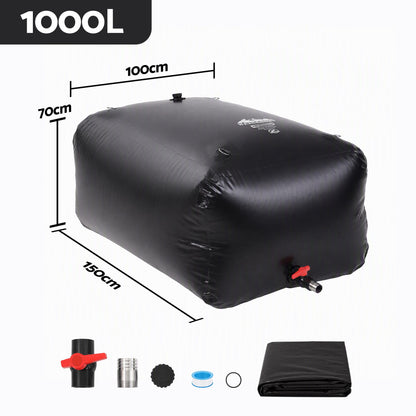 Weisshorn 1000L Water Bladder Bag Portable Large Storage Tank Container Camping Outdoor