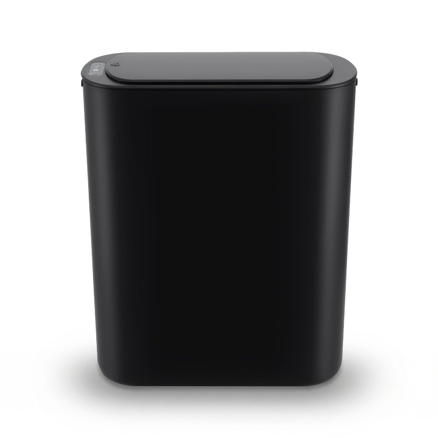 Devanti Automatic Trash Bin with Lid 21L Motion Sensor Kitchen Bin Touchless Garbage Can Modern Black Plastic Slim Rubbish Bin with Liner Holder for Kitchen, Home, Office