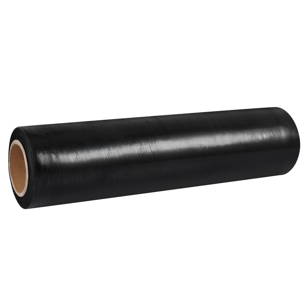 500mm x 400m Stretch Film Pallet Shrink Wrap 5 Rolls Package Use Plastic Black