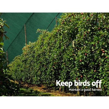 Instahut 30% Shade Cloth 1.83x20m Shadecloth Wide Heavy Duty Green