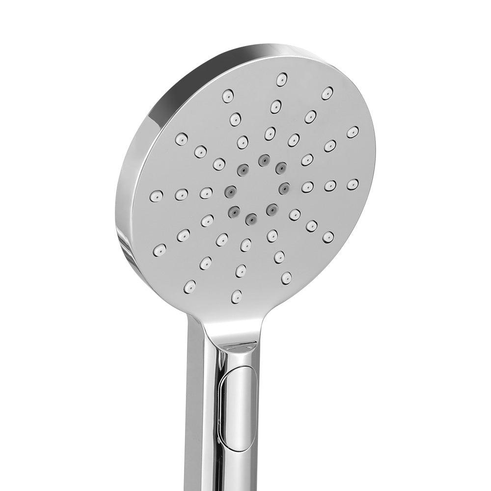 Handheld Shower Head Wall Holder 4.7'' High Pressure Adjustable 3 Modes Chrome