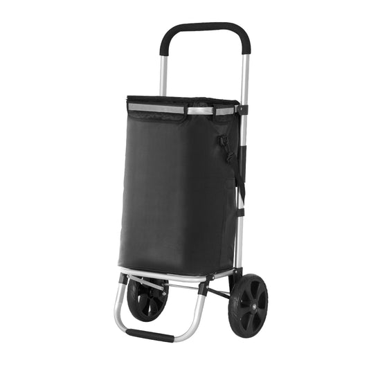 Emajin Shopping Trolley Cart Foldable 45KG Black