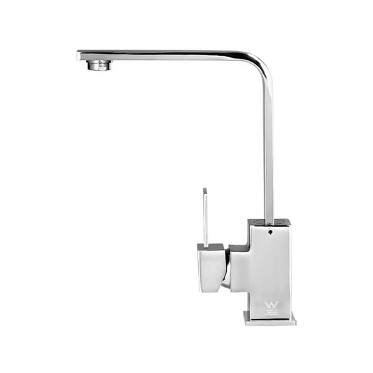 Cefito Kitchen Mixer Tap Mixer Square Sink Faucet Basin Laundry Chrome