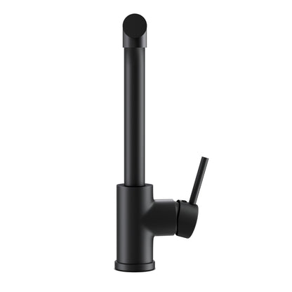 Kitchen Mixer Tap Pull Out Round 2 Mode Sink Basin Faucet Swivel WELS Black
