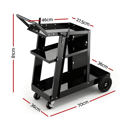 Giantz Welding Trolley Cart Welder MIG TIG ARC MMA Welder Plasma Cutter Storage