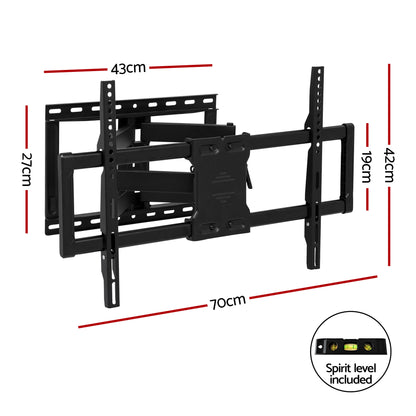 Artiss TV Wall Mount Bracket for 37" - 85" TVs Swivel Tilt Extendable Full Motion