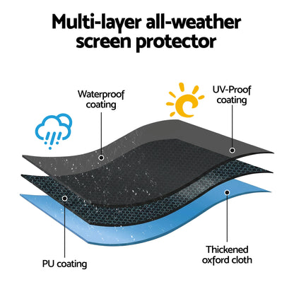 Artiss 40-43 Inch TV Cover Waterproof Outdoor Patio Flat Television Protector