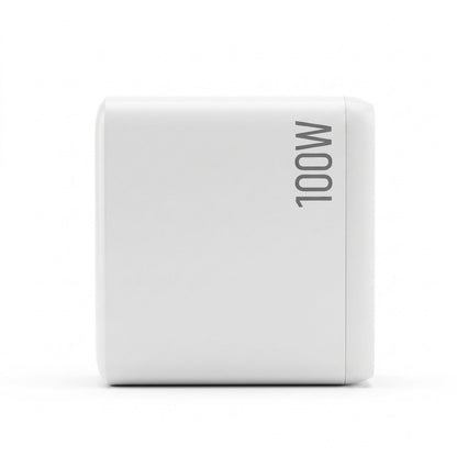 Devanti USB C Charger 100W Fast Charger 4 Port GaN Desktop Station White