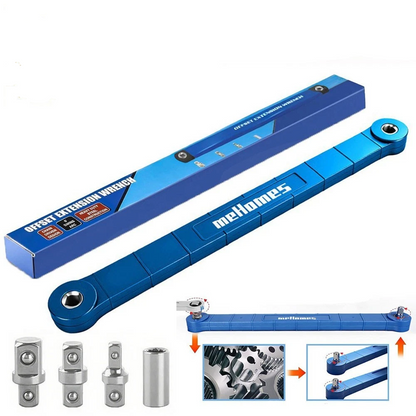 Impact Ready Offset Extension Wrench Tight Reach Extension Wrench Set Adapters