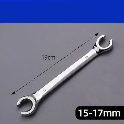 5Pcs Flare Nut Wrench Set Offset End Spanner Metric 6 8 9 10 11 12 13 14 15 17MM