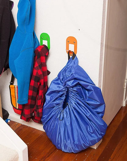 Trendbay Blue Toy Storage Bag & Play Mat 50cm Portable Toys Organizer