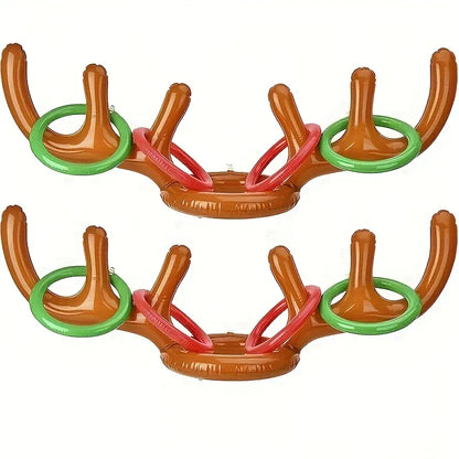 Trendbay Inflatable Antler Ring Toss Game 2-Set PVC Party Game