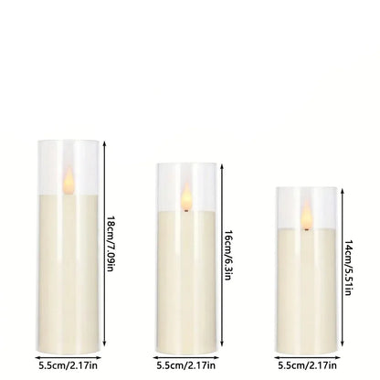 Flameless LED Candle Set Flickering Flame Effect 24pcs