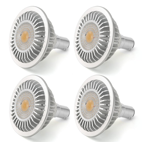 AR70 LED Light Bulb BA15D B15 Base, AC/DC12V Input, 7W 500lm for Home Household Commercial Lighting, 50W Halogen Lamp Replacement(Warm White,4 Pack)