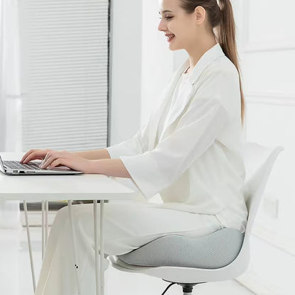Seat Cushion, Seat Cushion for Sit Bone and Back Pain Relief, Butt, Tailbone, Hip, Hamstring, Posture Support, Memory Foam, Black, 39.1 x 48 x 14 cm