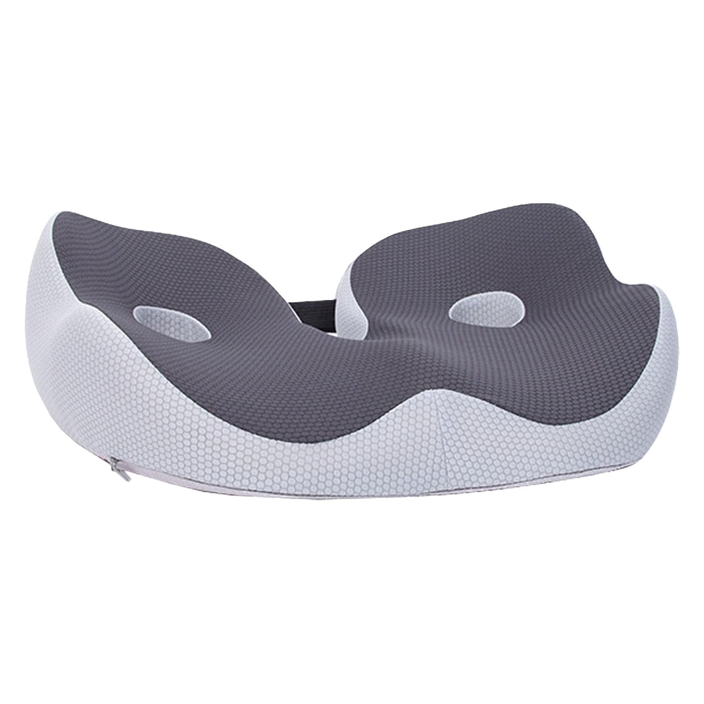 Seat Cushion, Seat Cushion for Sit Bone and Back Pain Relief, Butt, Tailbone, Hip, Hamstring, Posture Support, Memory Foam Comfort Ischial Tuberosity Pillow (Black) 15.4x18.9x5.5 15.4" x 18.9" x 5.5" Black