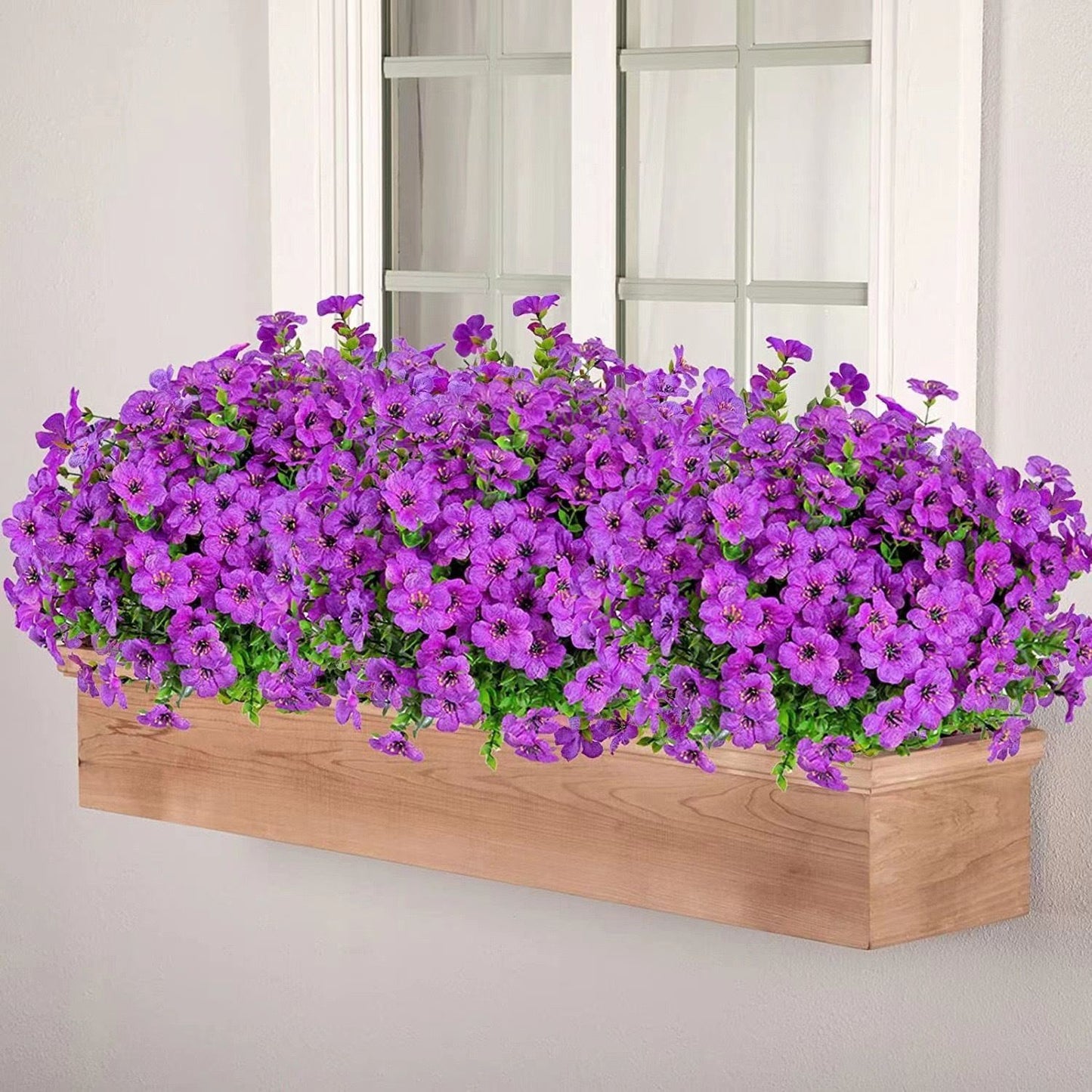 7 Heads 35 Mesh Eucalyptus Violet Rose Red 21 Bunches