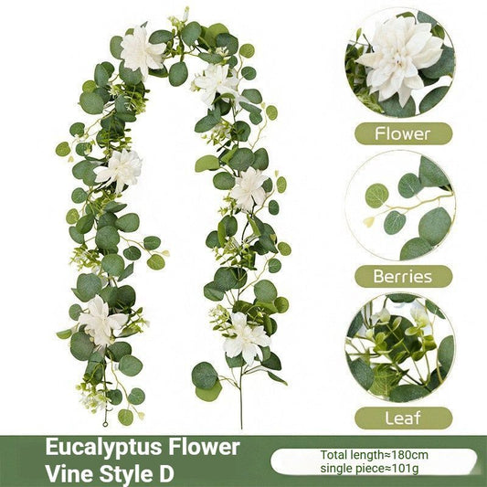 Eucalyptus with Flowers - C