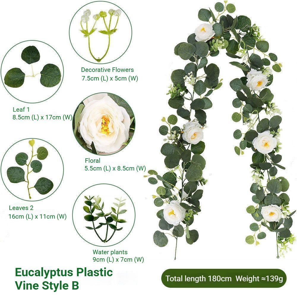 Eucalyptus with Flowers - P