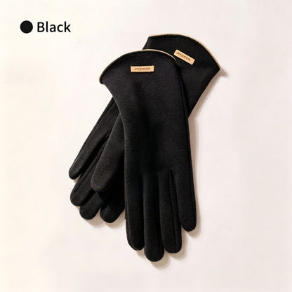 Ladies Winter Warm Cashmere Gloves DY43 Moonlight Gray