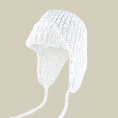 Women Plain Aviator Hat with Earflaps Khaki