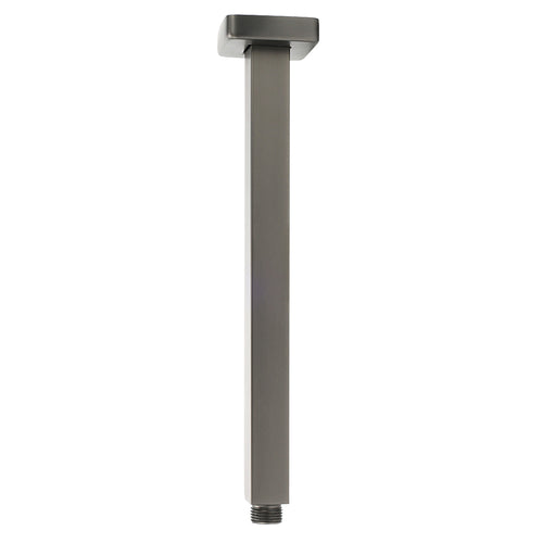 Bath Square 300mm Shower Component Brass Ceiling Extension Dropper Arm Gunmetal