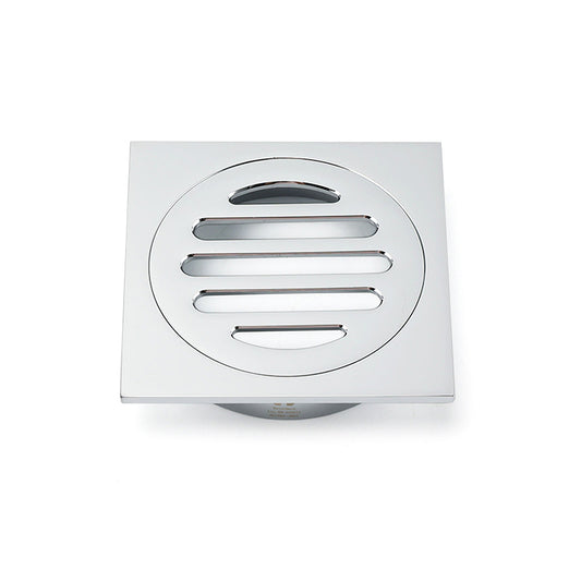Watermark Stainless Steel 85x85mm Small Square Shower Grate Floor Drain 72mm Outlet