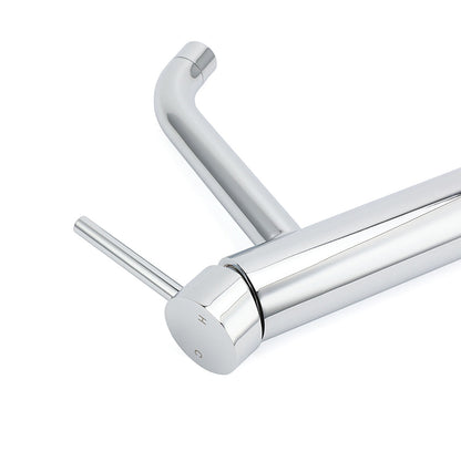 WELS Chrome Tall Basin Kitchen Laundry Mixer Vanity Sink Faucet Tap Curve Outlet