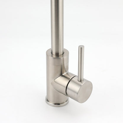 WELS Kitchen Laundry Swivel Sink Mixer Faucet Tap Spout Stainless Steel Brushed