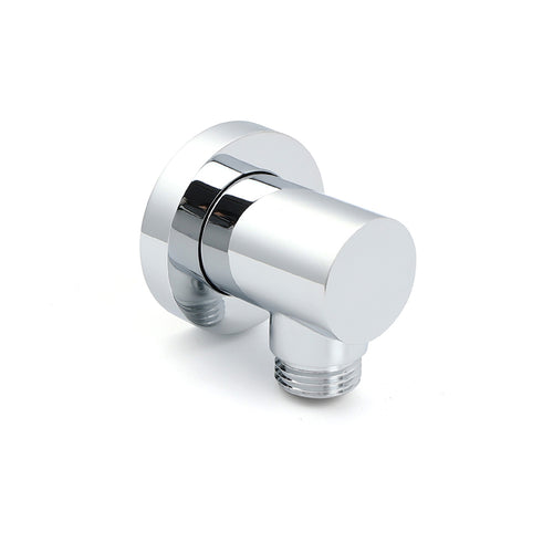 Bathroom Component Brass Chrome Flexible Shower Elbow Connector Water Inlet 1/2" End