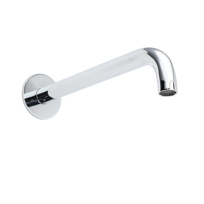 Polisehd Chrome Round 250mm Long Water Filler Spout Bath Tub Wall Mounted Outlet