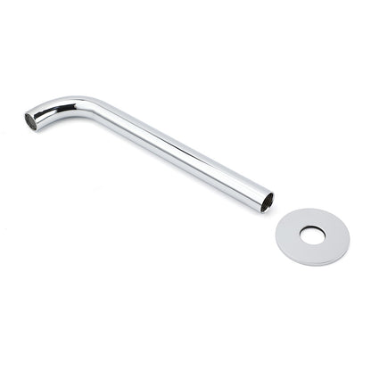 Polisehd Chrome Round 250mm Long Water Filler Spout Bath Tub Wall Mounted Outlet