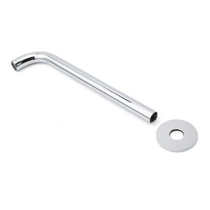 300mm Extra Long Wall Mounted Chrome Round Extention Bathtub Filler Spout Outlet