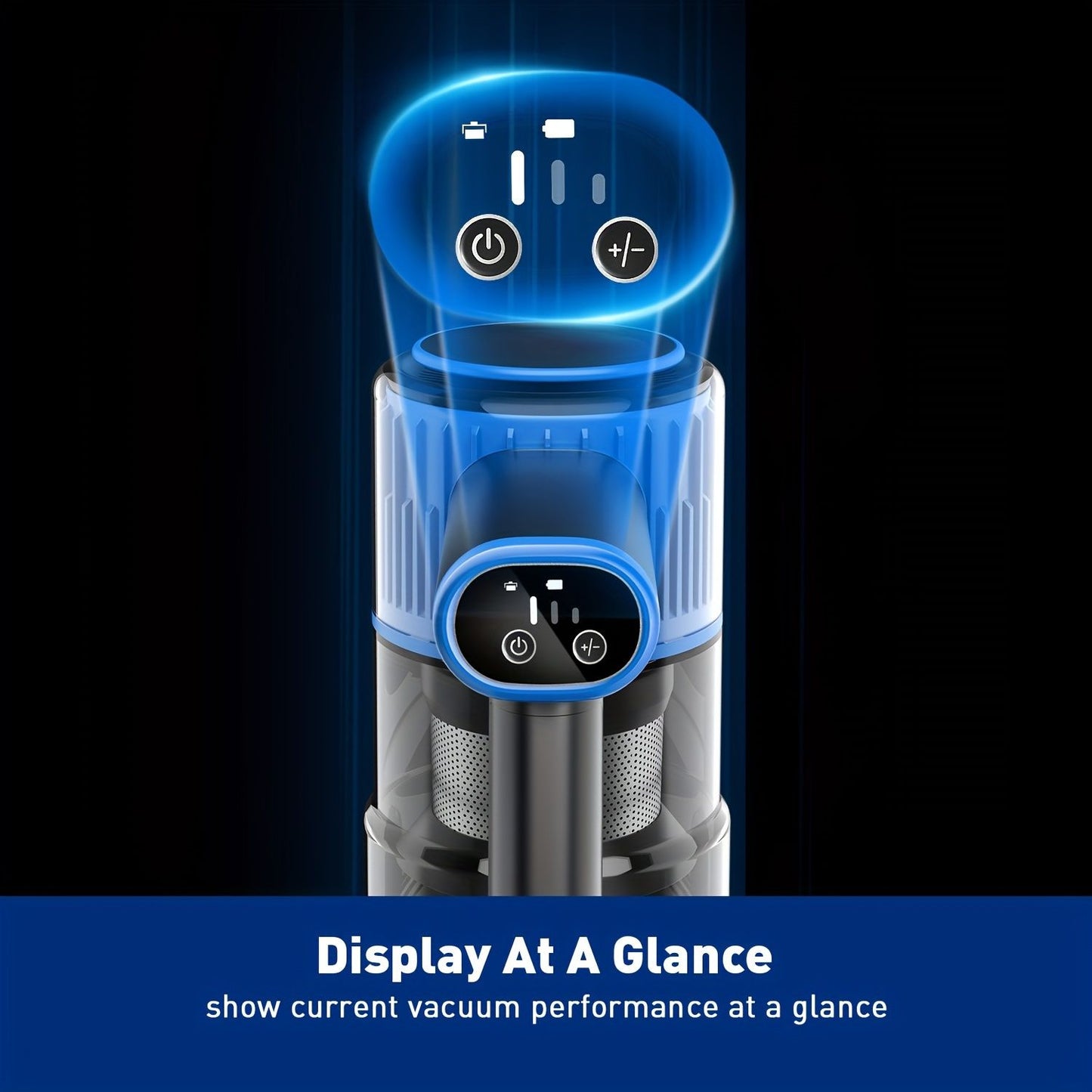 Cordless Vacuum Cleaner, 8 In 1 Powerful Suction Lightweight Vacuum Cleaner For Home, Led Display, 3 Suction Modes, 55Kpa Powerful Suction，45mins Detachable Battery Vacuum For Hard Floor Carpet Pet Hair