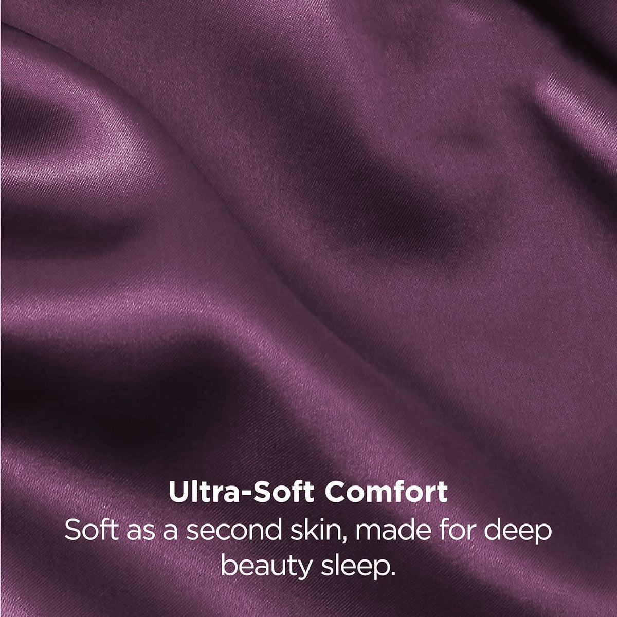 Satin Pillowcase for Hair and Skin Mulberry Silk Pillowcase Soft Breathable Smooth Both Sided Natural Silk Pillowcase with Envelope pocket Beauty Sleep Silk Pillow Case for Gift (2 Pack, Standard, Purple)