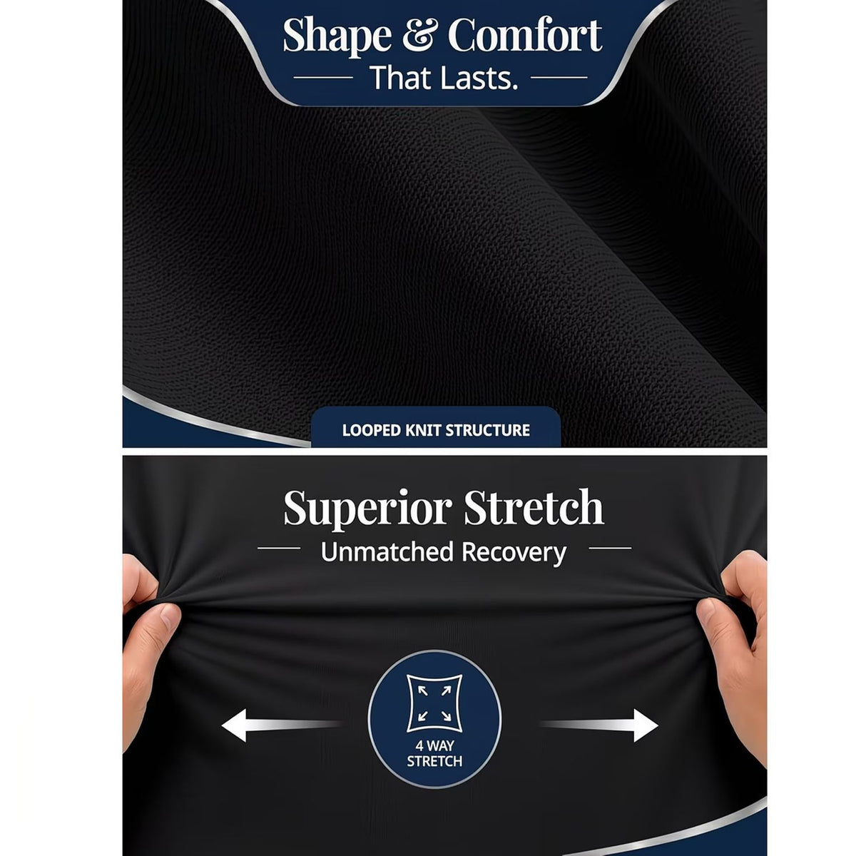 Hotel Quality Fitted Sheet - 1 Piece Fitted Sheet  -Breathable Bedding - Wrinkle, Fade, Stain Resistant- 16inch/40cm Deep Pocket Fitted Bed Sheet-Wrinkle and Fade Resistant,(Black,King)