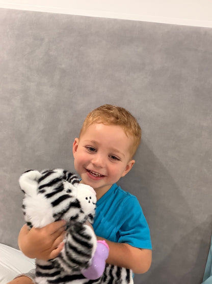Interactive Tiger - Plush Feeding & Sleeping Simulation Toy