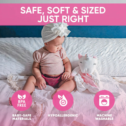 Maisie the Unicorn - White Noise & Lullaby Comforter