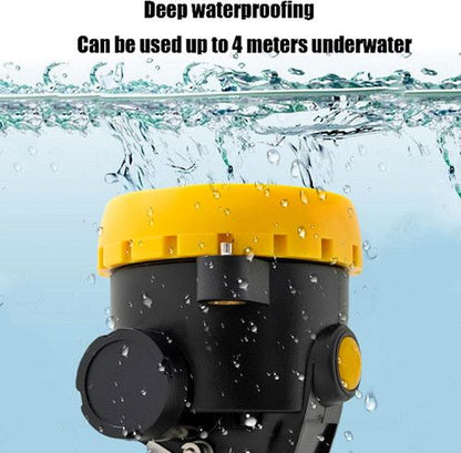 LED Miner Headlight 3000 LUX High Bright Waterproof Hard Hat Lamp Rechargeable