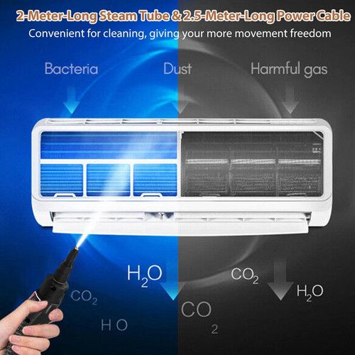 Steam Cleaner 3200W Portable Handheld High Pressure Steamer for Car Home Kitchen