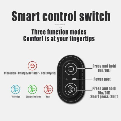 Electric Back Massager Triple Fusion Back Massager Traction Lifting & Heat AU