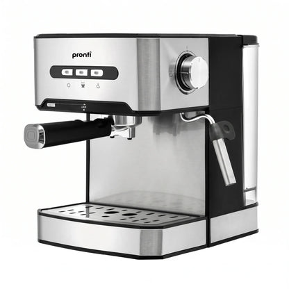 Pronti 1.6L Automatic Coffee Espresso Machine with Steam Frother