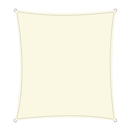 Wallaroo Waterproof Outdoor Shade Sail Canopy Sun Cloth  Square 4x4M