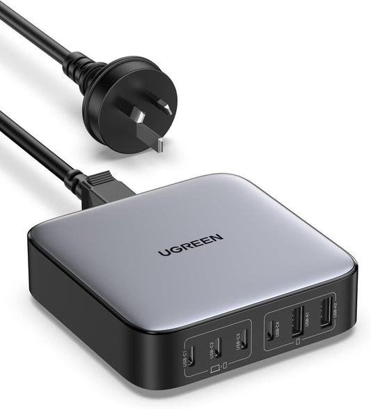 UGREEN 35044A Nexode 200W 6-port GaN Desktop Fast Charger